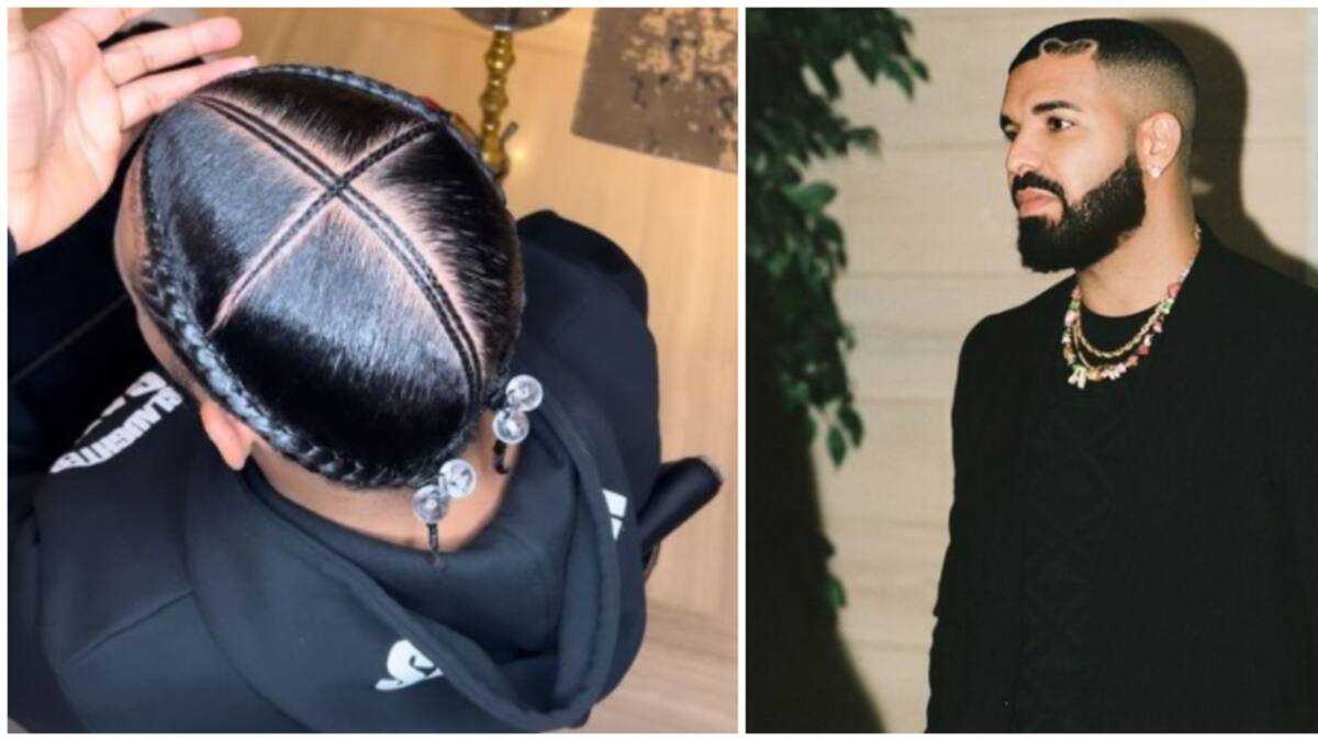 Nigerians Amused as Rapper Drake Debuts Sleek New Hairstyle: