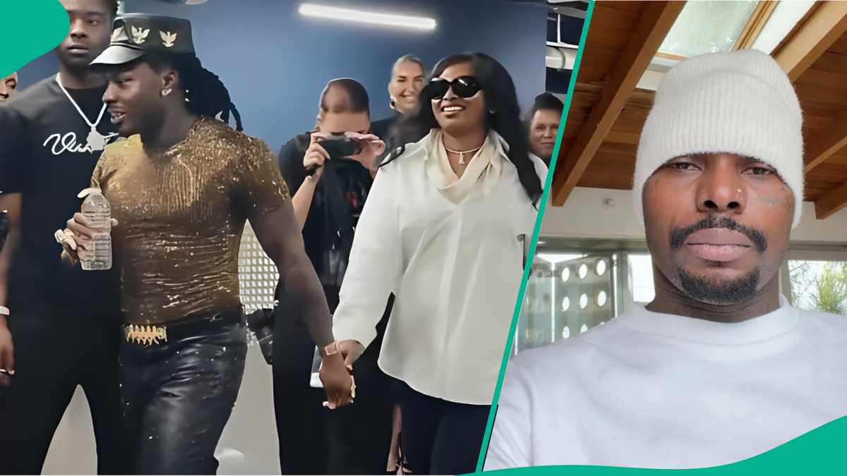 Asake holds his mother’s hand after final tour show in Paris, wins hearts