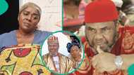 Rita Edochie praises Pete in new video amid Yinka's online drama: "Good man with stubborn sons"