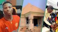 Man spends 5 months to finish bungalow for parents, furnishes it, presents house to them