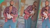 "Give her back to her mother": Single dad taking care of 2-month-old baby shows her off