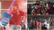 "It's like a dream": Moment lucky man won brand new car at Cubana Chiefpriest's party