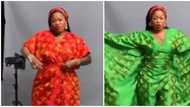 Fans react to Toyin Lawani's latest 2-in-1 creation: "I fit collect souvenir twice'"