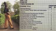Do am if e easy: Cute Nigerian lady celebrates getting 5.0 CGPA after scoring A in all her courses, many react