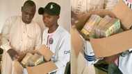 "Fear catch am": Reactions as Keke rider returns box of N15 million cash forgotten by passenger
