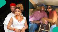 Regina Daniels' husband, Ned Nwoko, kisses her at event, fans react: "Tone it down please"