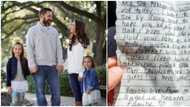 Woman goes for daughter's birthday cake, finds touching note from strange lady who had paid for it