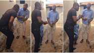 Kind Nigerian sees blind man hawking liquid soap, gifts him huge cash in touching video