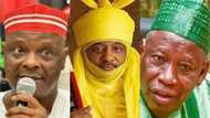 Ganduje dethroned Sanusi because he was intimidated by ex-Emir's influence, Kwankwaso reveals