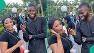 Lady says she’s still dating her boyfriend who married another woman under her nose, video trends