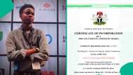 Young Nigerian man celebrates as his dreams come true, becomes first in family to own tech company