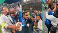 Europa League Final: Cute video shows Ademola Lookman's mum and dad celebrating with him on pitch