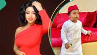 Regina Daniels shares heartwarming pics of her 2nd son, gushes about his growth: "They grow so fast"