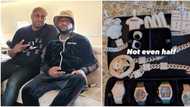 Isreal DMW loses his cool as he handles chest containing Davido's jewellery pieces worth hundreds of millions
