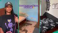 Lady renovates her bedroom on low budget, shares amount she spent on each item, many react