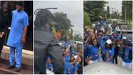 Homecoming: Mammoth crowd troop out in Port-Harcourt to welcome Grammy winner Burna Boy