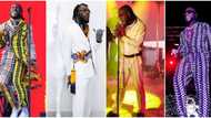 10 times Grammy Award winner Burna Boy gave fans fashion goals with his unconventional style