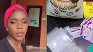 Female corps member uses N77k allowance to start garri business, netizens hail her packaging