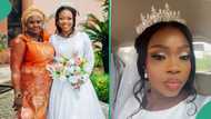 Lady whose mother is late gets good step-mum who was available on her wedding day