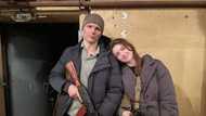 Ukrainian couple spent their first day of marriage collecting rifles to defend their country