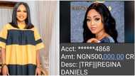 Like Davido, colleagues suffocate Iyabo Ojo with N100k credit alerts, Regina Daniels leads with N500k donation