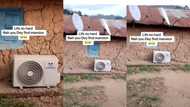 "Life no too hard": Mud house with AC and 3 cable TV dishes surfaces on TikTok, video goes viral