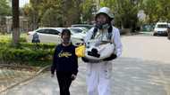 Father shows creativity, builds 'baby pod' to protect infant from coronavirus
