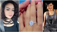 Wedding loading: Congratulatory messages pour as veteran actress Nkiru Sylvanus flaunts engagement ring