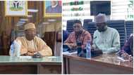 Nigerians react as INEC chairman Inaugurates committees to review 2023 elections, photos emerge