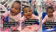 "Fashion icon": Toddler's reaction as mum takes her shopping has internet users cracking up