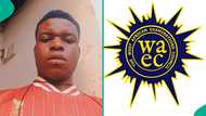 Boy who wants to study law displays 2026 WAEC after seeing F9 in 1 subject, seeks answers