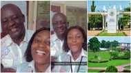 Nigerian Father & daughter graduate from university on the same day after they've been classmates for 5 years