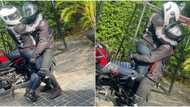 Nigerian lovers who are crazy about power bike set to get married, cute loved up photos light up the internet