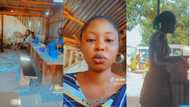 "Highly Favoured": Nigerian lady praises mum for raising with profits from her small restaurant
