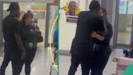Nigerian man and his Oyibo lover showed the world their true love in sweet airport video