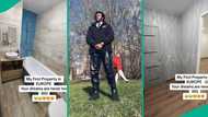 Nigerian man celebrates his first European home purchase, shows the interior