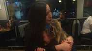 Kind lady buys warm meal for homeless woman who was asking people for leftovers, tears of joy flow