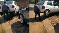 Buff man picks car up to move it out his way, wows internet with insane strength