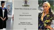 Nigerian lady makes country proud as she receives award after graduating with 1st class from UK university