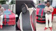 Where dem dey see this money: Nigerians react as singer Jamo Pyper splurges millions on customised car