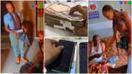 Lady completes NYSC, withdraws her saved allawee, gifts parents 2 smartphones and cash