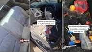 2 years after breakup, lady retrieves the car she gave her ex-boyfriend, shares video of what she saw in it