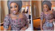 "Covered but still serving slay": Video of classy looking wedding guest impresses fashion lovers