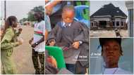 Pretty lady in khaki uniform at NYSC orientation camp dances for soldier & 2 other viral videos this week