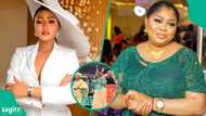 Regina Daniels and her mother Rita Daniels participate in International Women’s Day parade in Cameroon