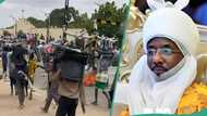 Protest: Emir Sanusi decries looting of public, private properties in Kano, Issues warning