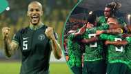 “Amapiano come outside”: Nigerians react as Ekong secures 1 goal for Super Eagles