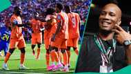 Didier Drogba reacts after Ivory Coast reach first World Cup knockout stage