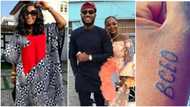 "Na IVD O": Reactions as Blessing CEO gushes over her lover who inked her name on his body