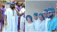 Davido's father asks after Chioma in trending video, fans react: "They love her"